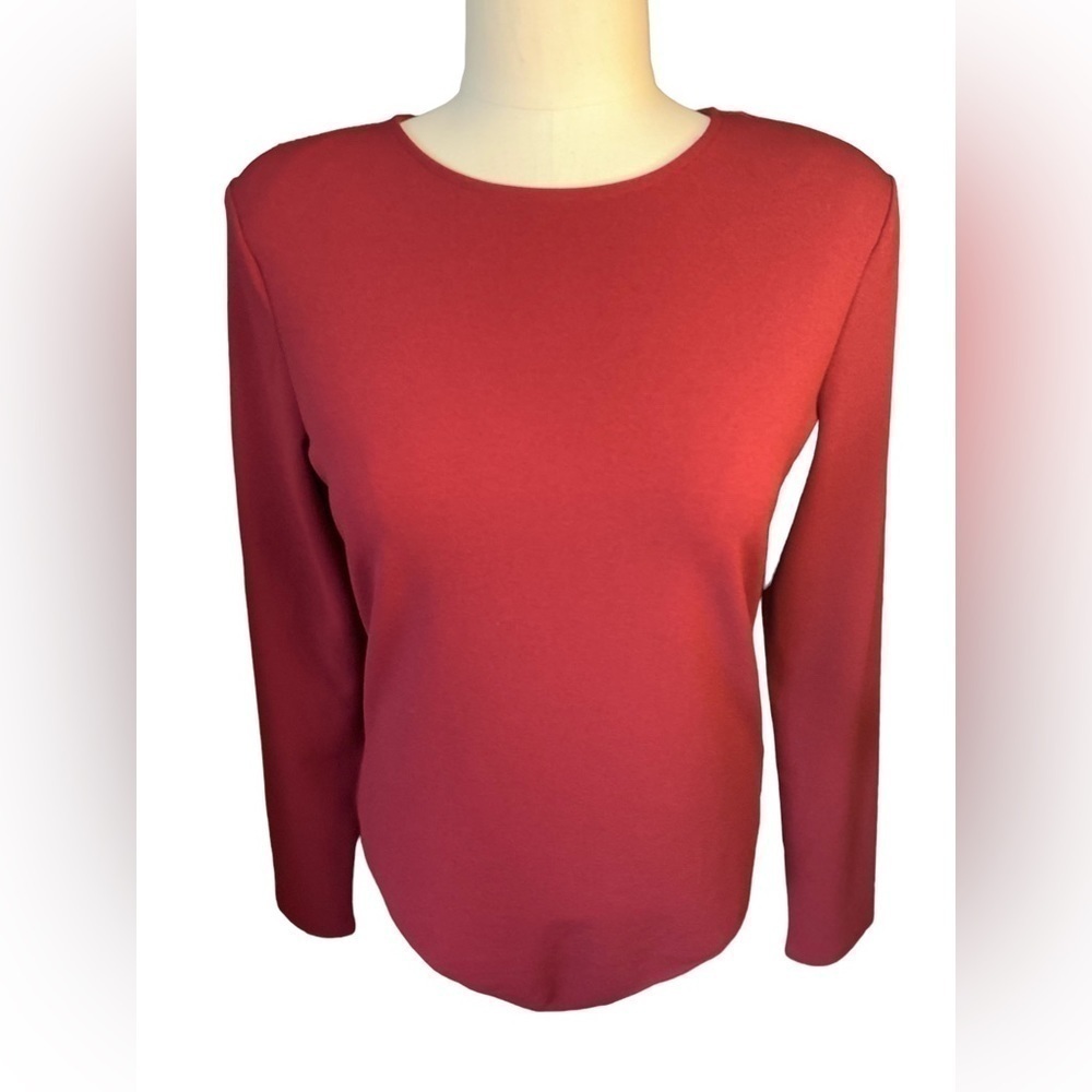 Express Long Sleeve Maroon Bodysuit
